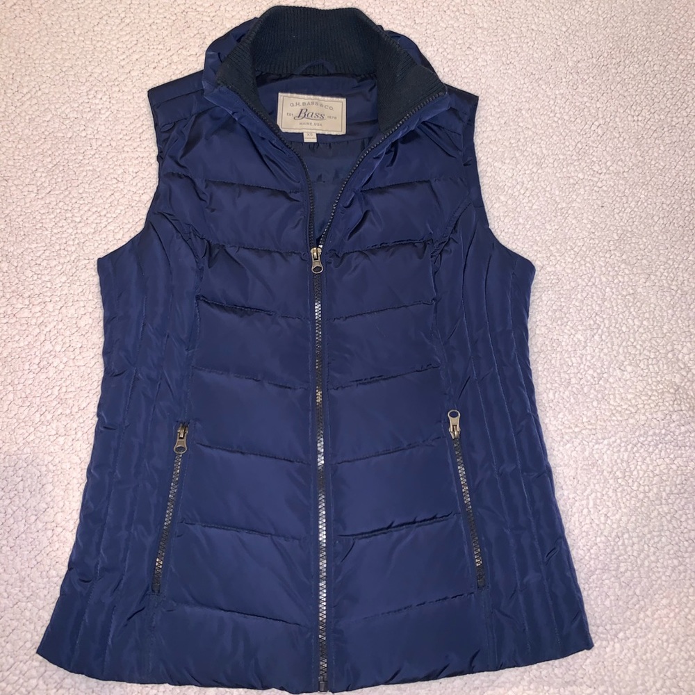 G.H. Bass & Co. Navy Vest